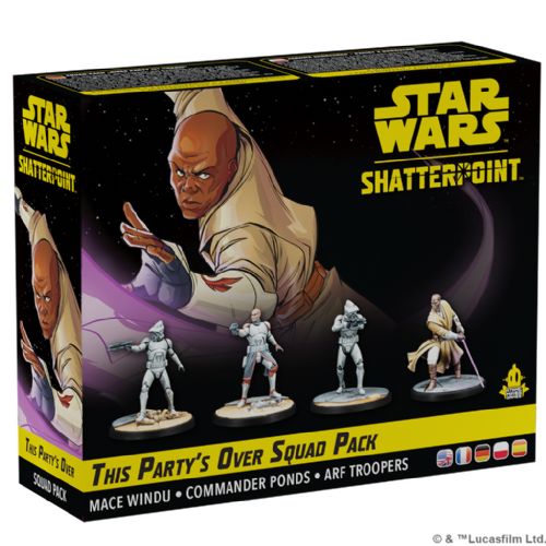 Star Wars Shatterpoint This Partys Over Mace Windu Squad Pack